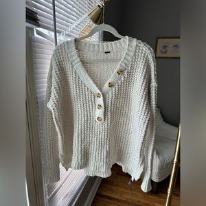 Free People Cozy Knit Sweater